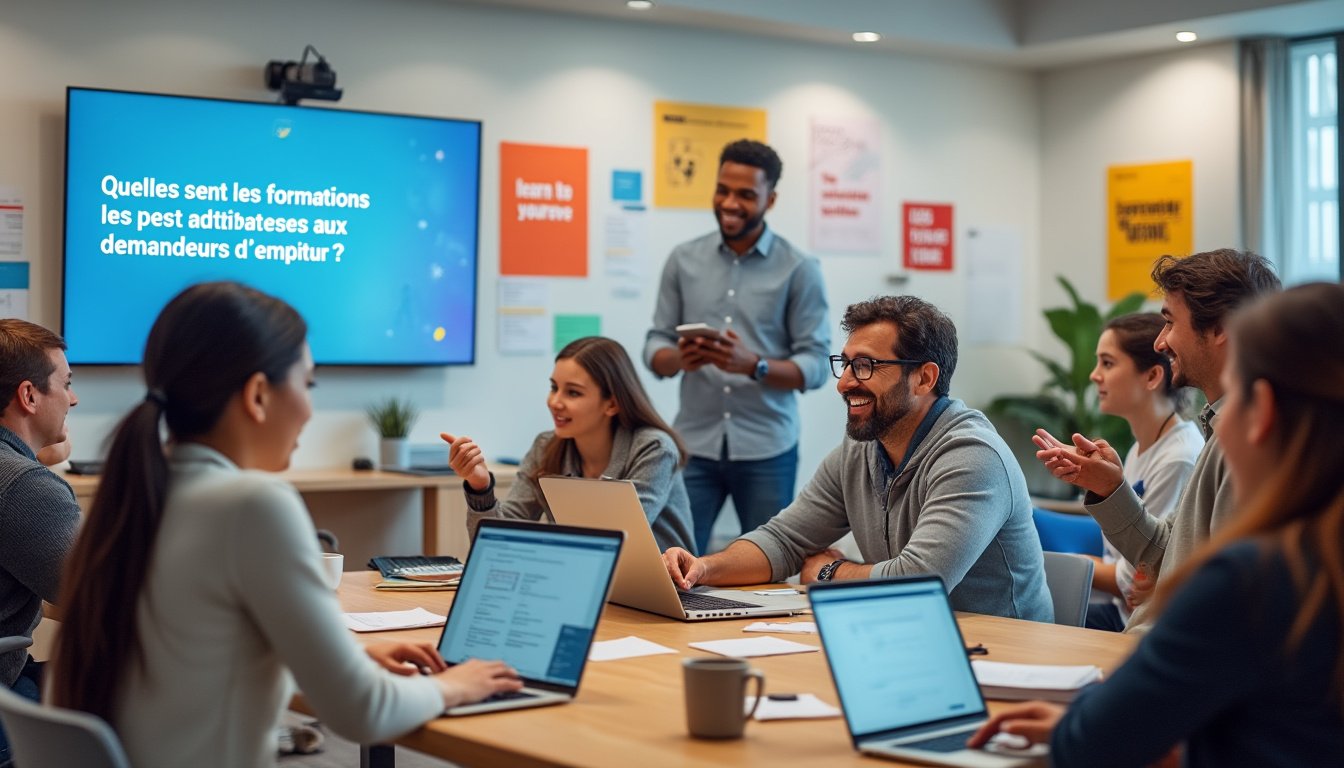 découvrez les formations les plus adaptées aux demandeurs d'emploi pour booster vos compétences et maximiser vos chances d'intégration sur le marché du travail. explorez les options disponibles, des formations professionnelles aux certifications, et choisissez celle qui correspond le mieux à vos aspirations et besoins.